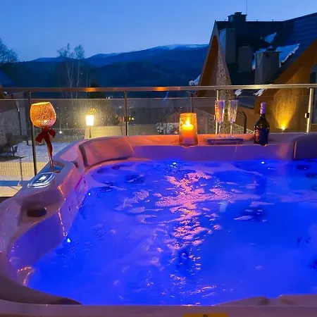 Kras - Siesta 102d Z Jacuzzi I Widokiem Na Gory Apartmán Sklářská Poruba